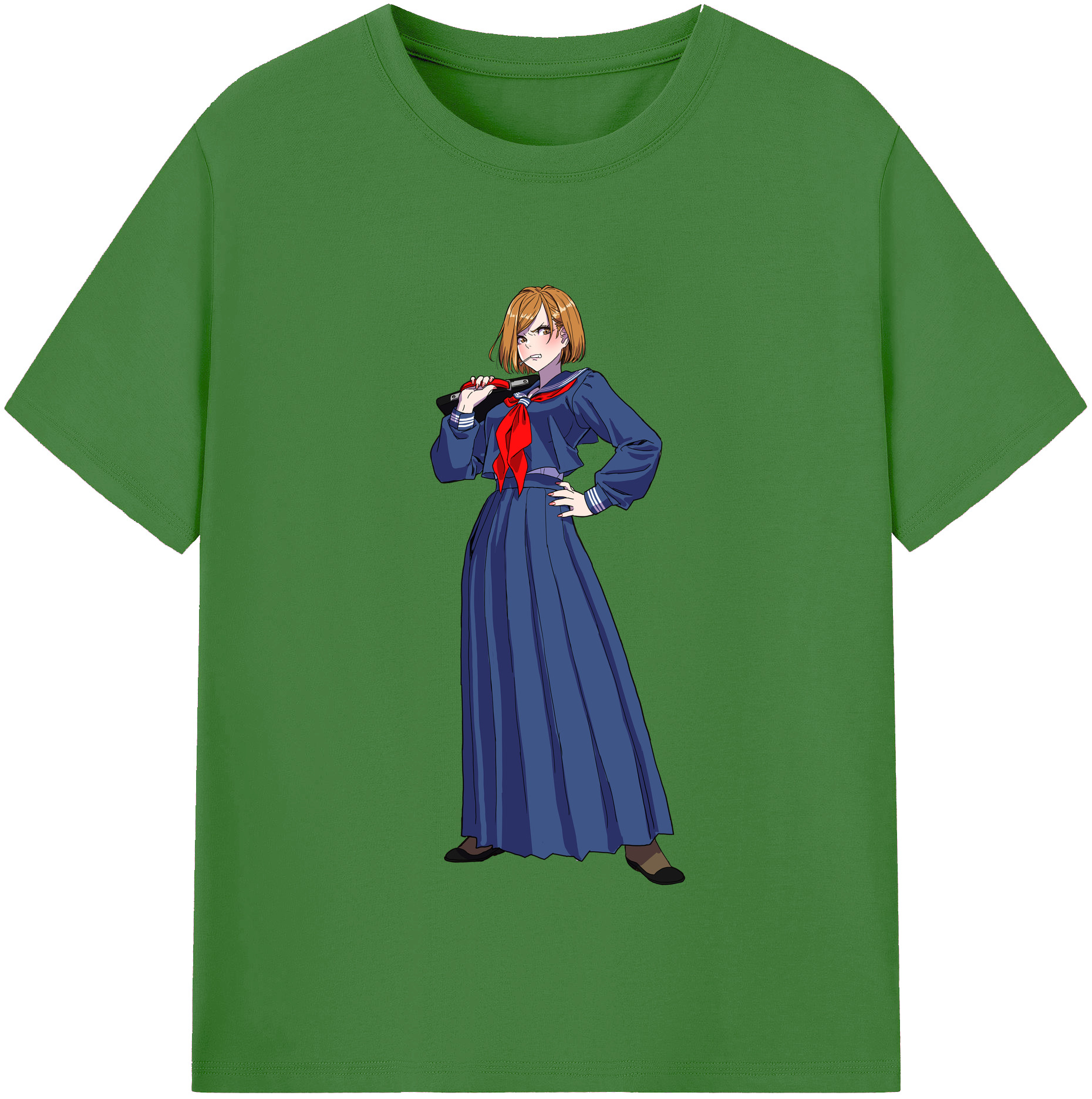 （画像用） 呪術廻戦 Jujutsu Kaisen レディースカジュアルプリントTシャツ（綿100％）